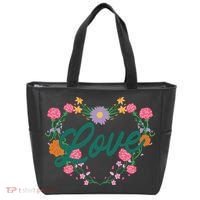 Love Floral Heart Tote Bag thumb 0