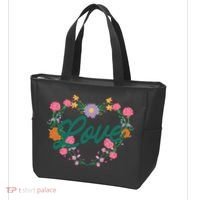 Love Floral Heart Tote Bag thumb 3