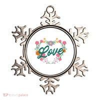 Love Floral Heart Ornament thumb 0