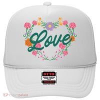 Love Floral Heart Hat thumb 0