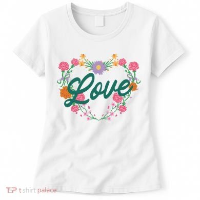 Love Floral Heart Women's T-Shirt