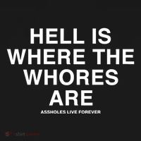 Linda Finegold Hell Is Where The Whores Are Coaster thumb 2