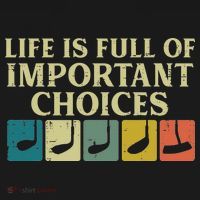 Life Full Important Choices Golf Clubs Golfing Women Mousepad thumb 1