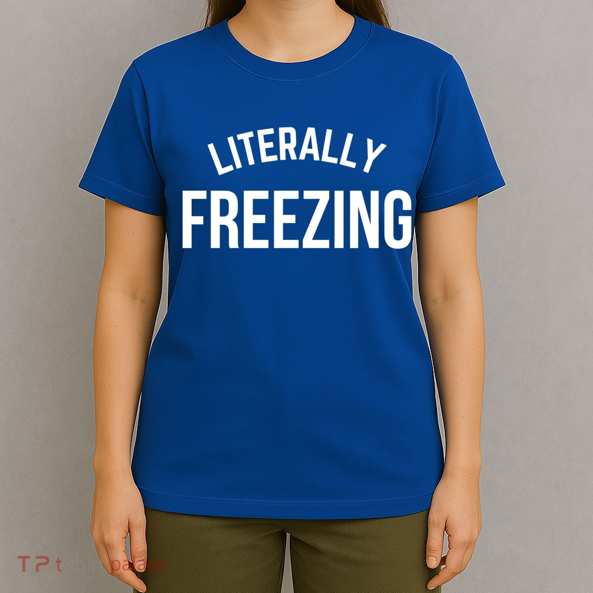 Literally Freezing I Am Literally Freezing Cold Gift T-Shirt