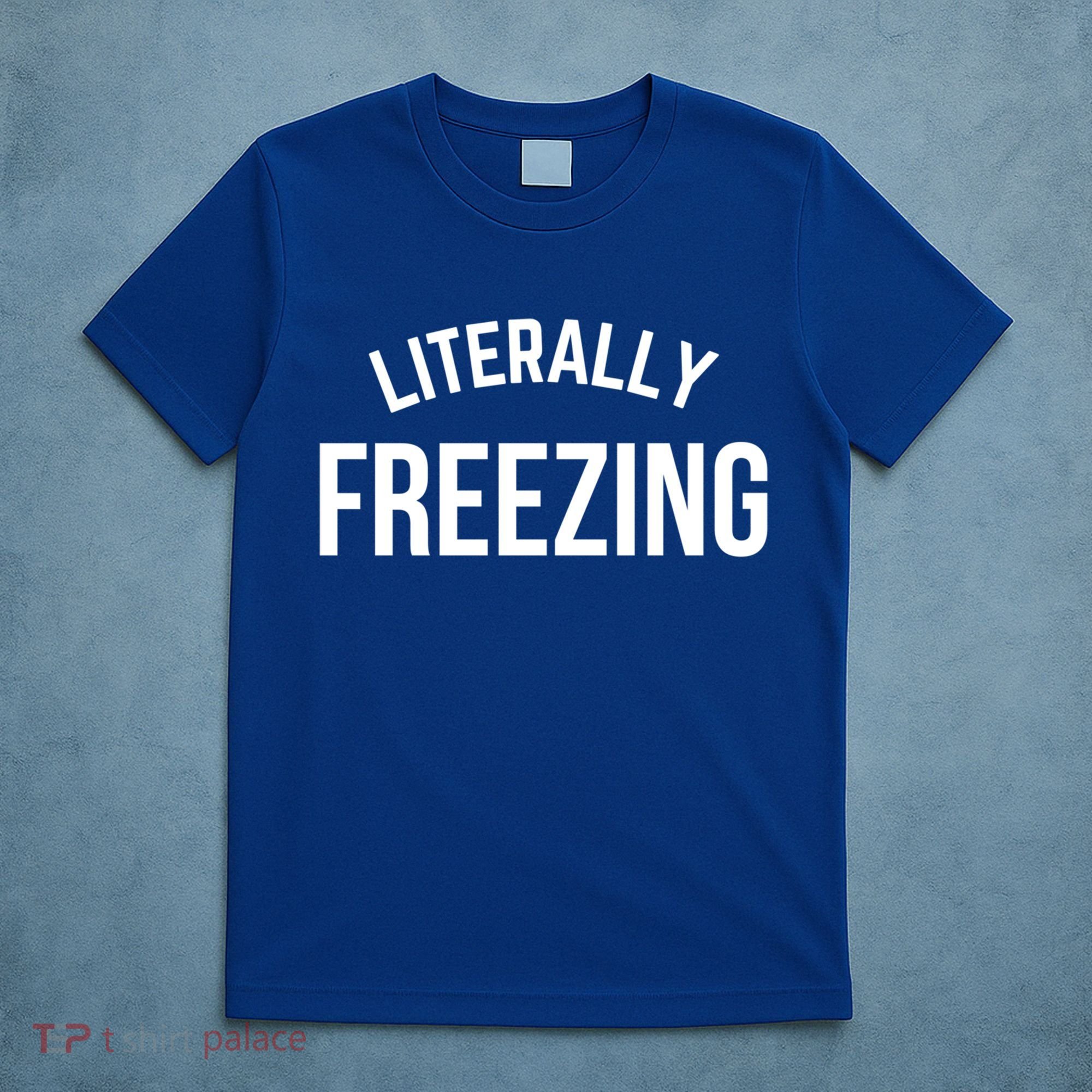 Literally Freezing I Am Literally Freezing Cold Gift T-Shirt