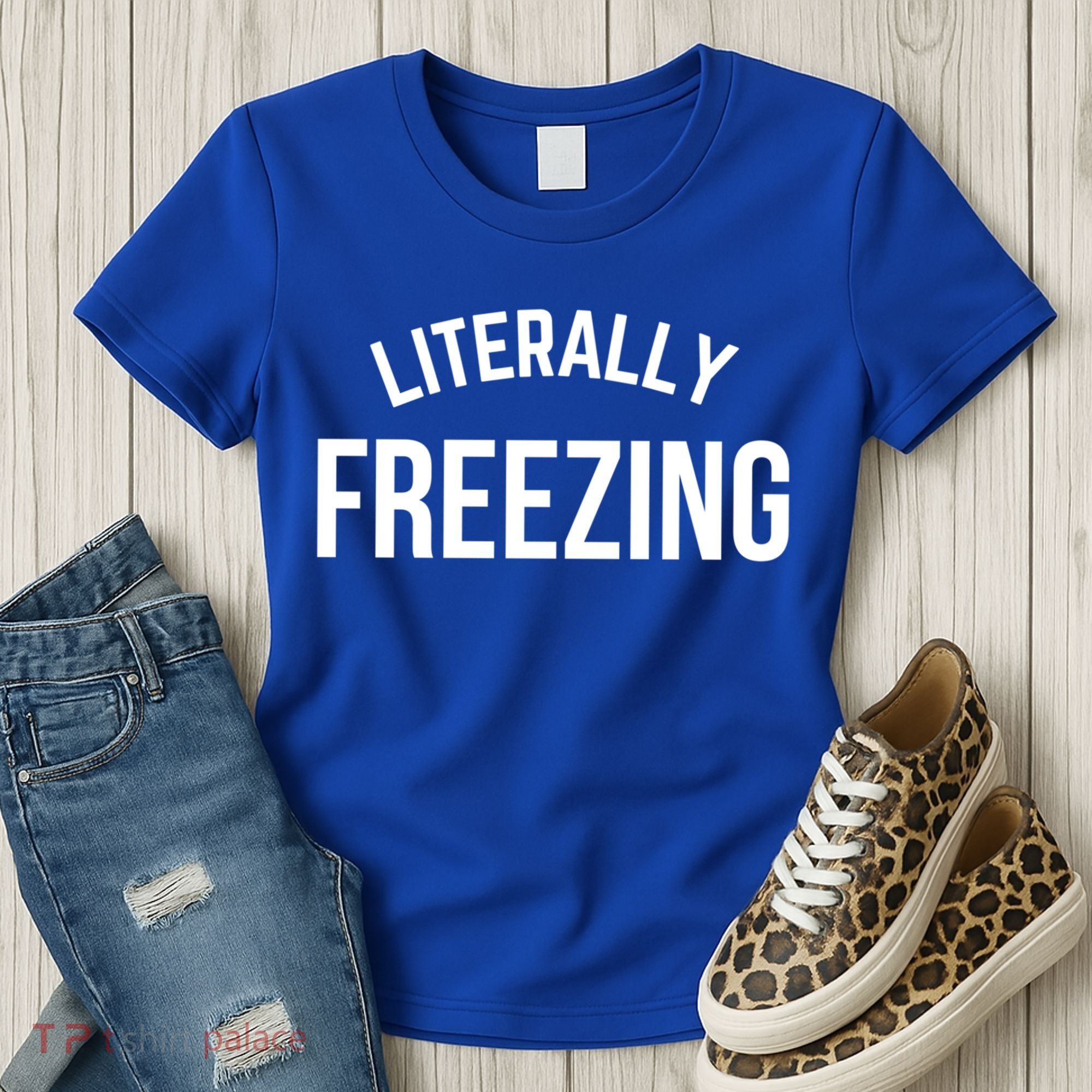 Literally Freezing I Am Literally Freezing Cold Gift Women's T-Shirt