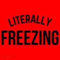 Literally Freezing I Am Literally Freezing Cold Gift Santa Hat thumb 1