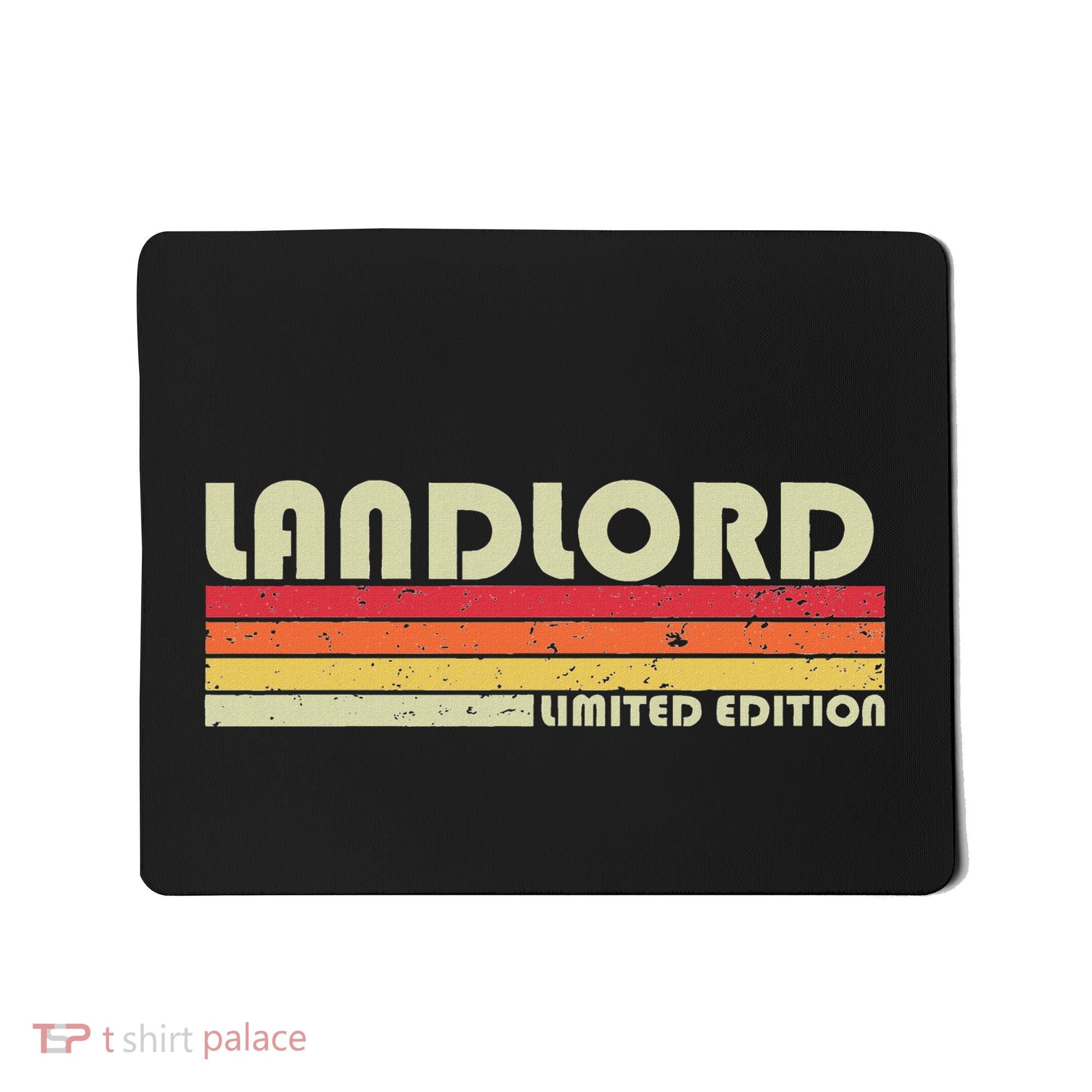 Landlord Funny Job Title Profession Birthday Worker Idea Mousepad