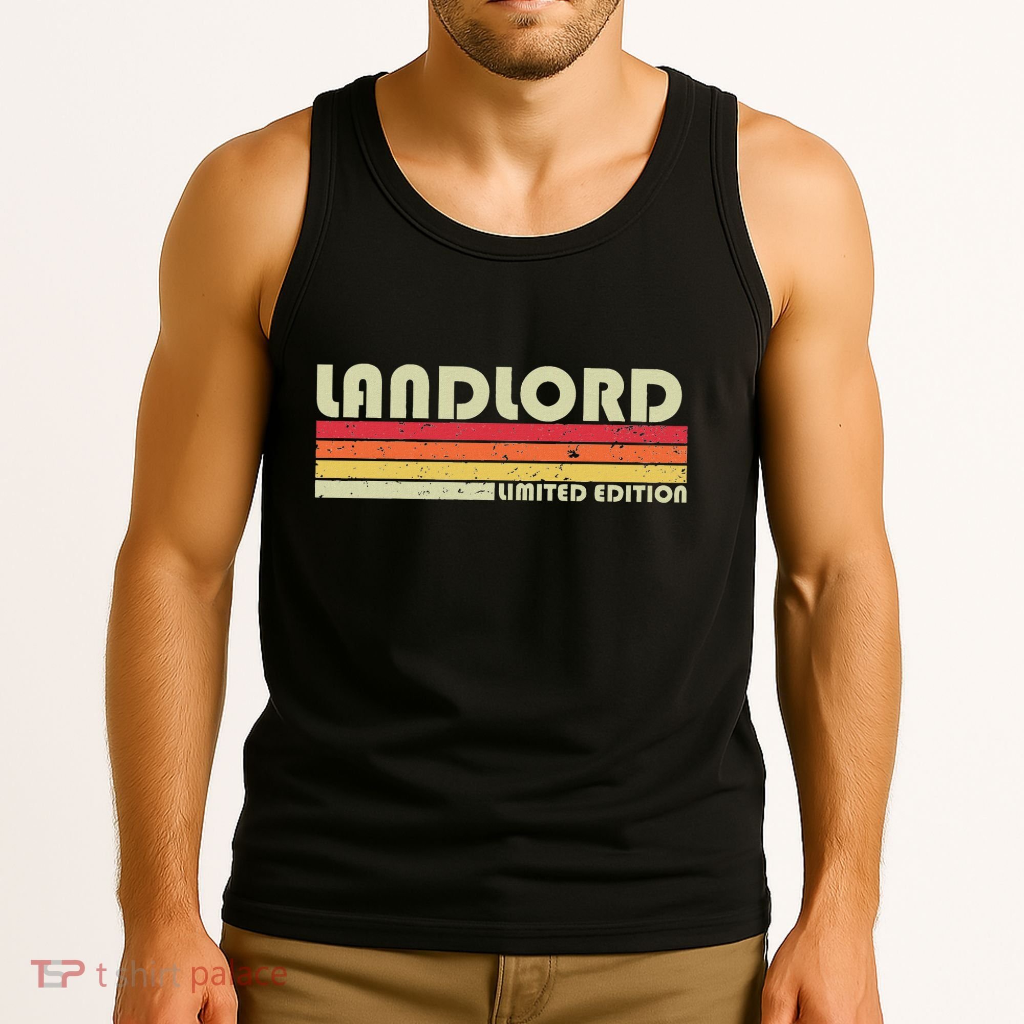 Landlord Funny Job Title Profession Birthday Worker Idea Tank Top
