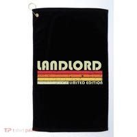 Landlord Funny Job Title Profession Birthday Worker Idea Golf Towel thumb 0