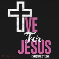 Live For Jesus Christian Bible Religious Ornament thumb 1
