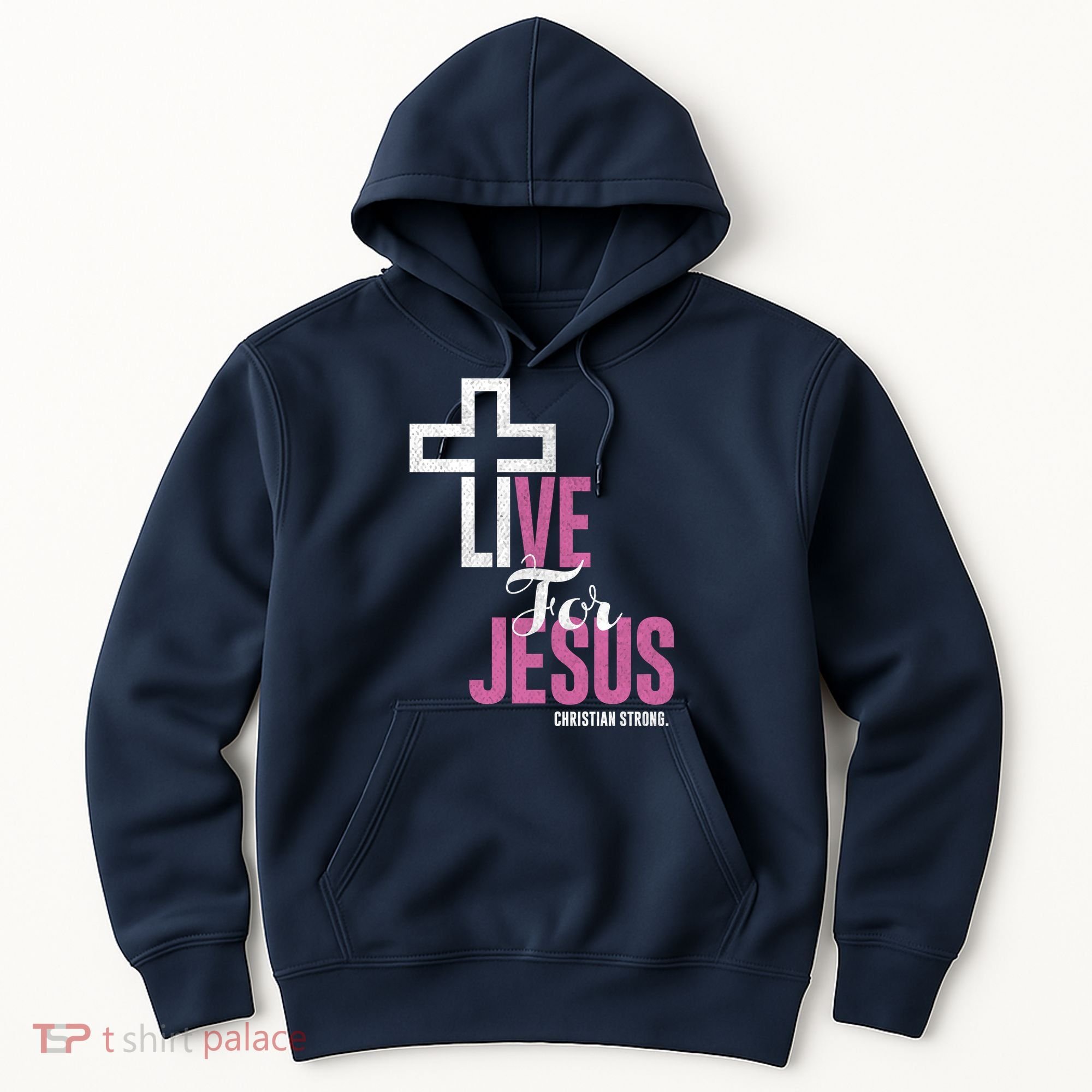Live For Jesus Christian Bible Religious Hoodie