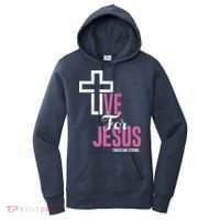Live For Jesus Christian Bible Religious Women's Hoodie thumb 0