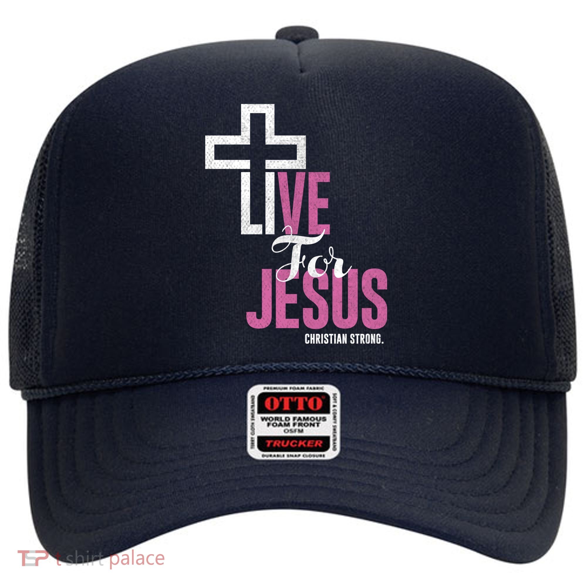 Live For Jesus Christian Bible Religious Hat