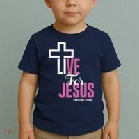 Live For Jesus Christian Bible Religious Toddler T-Shirt thumb 2