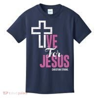 Live For Jesus Christian Bible Religious Kids T-Shirt thumb 0