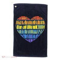 LOVE FOR KNOWLEDGE Golf Towel thumb 0