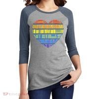 LOVE FOR KNOWLEDGE Women's Tri-Blend 3/4-Sleeve Raglan Shirt thumb 2