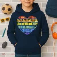 LOVE FOR KNOWLEDGE Kids Hoodie thumb 2