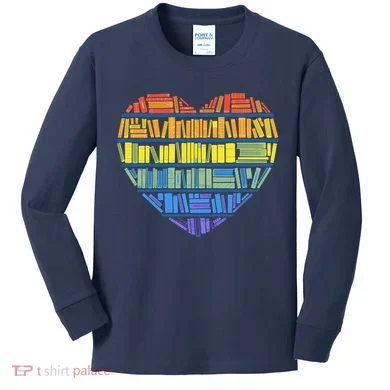 LOVE FOR KNOWLEDGE Kids Long Sleeve Shirt