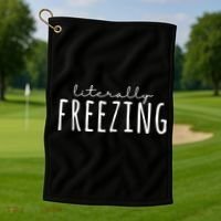 Literally Freezing Golf Towel thumb 1