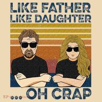 Like Father Like Daughter Oh Crap Tote Bag thumb 4