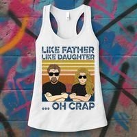 Like Father Like Daughter Oh Crap Women's Tank Top thumb 3
