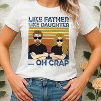 Like Father Like Daughter Oh Crap Women's T-Shirt thumb 2