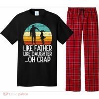 Like Father Like Daughter Oh Crap Retro Fathers Day Dad Papa Pajama Set thumb 0