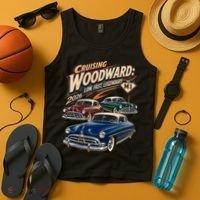 Low Fast Legendary 2026 Cruising Woodward Ave M1 Tank Top thumb 4