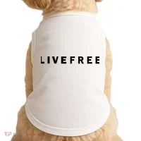 Live Free Doggie Tank thumb 0