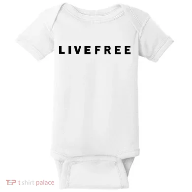 Live Free Baby Bodysuit