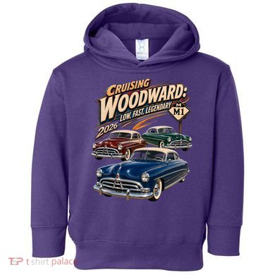 Low Fast Legendary 2026 Woodward Classic Car Cruise Toddler Hoodie