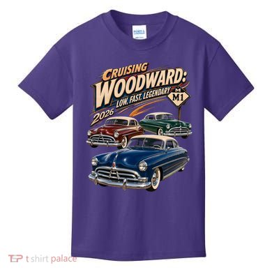 Low Fast Legendary 2026 Woodward Classic Car Cruise Kids T-Shirt