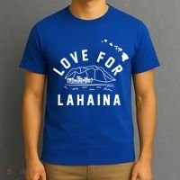 Love For Lahaina Strong Hawaii T-Shirt thumb 3