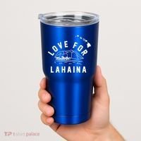 Love For Lahaina Strong Hawaii Tumbler thumb 2