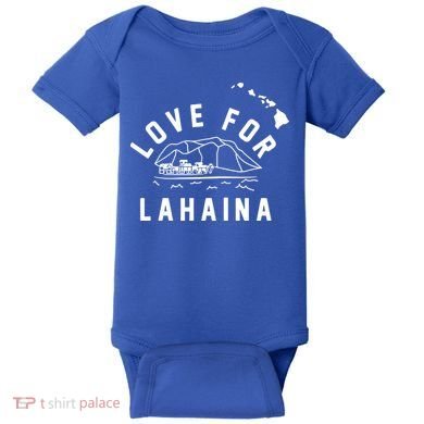 Love For Lahaina Strong Hawaii Baby Bodysuit