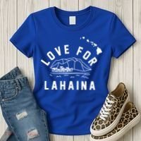 Love For Lahaina Strong Hawaii Women's T-Shirt thumb 3