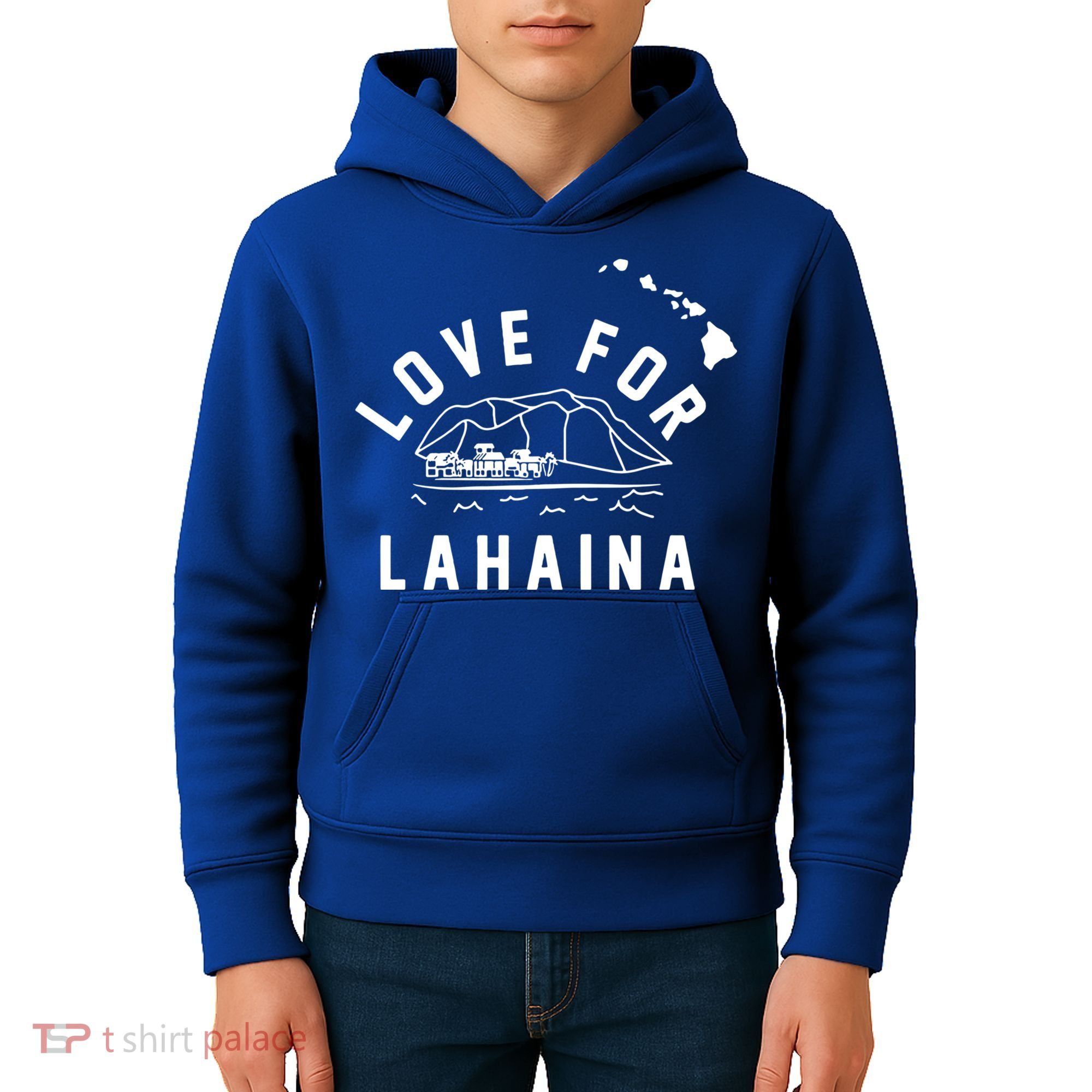 Love For Lahaina Strong Hawaii Kids Hoodie