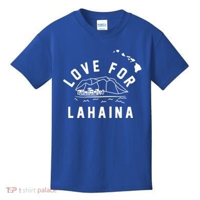Love For Lahaina Strong Hawaii Kids T-Shirt