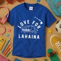 Love For Lahaina Strong Hawaii Kids T-Shirt thumb 3