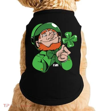 Leprechaun Four Leaf Doggie Tank