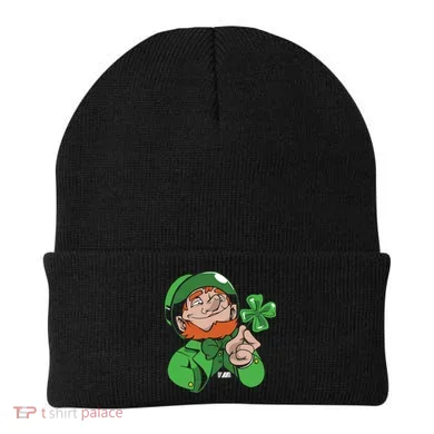 Leprechaun Four Leaf Beanie
