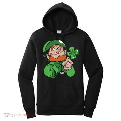 Leprechaun Four Leaf Women's Hoodie