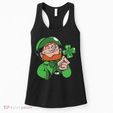 Leprechaun Four Leaf Women's Tank Top