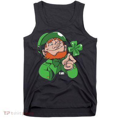 Leprechaun Four Leaf Tank Top