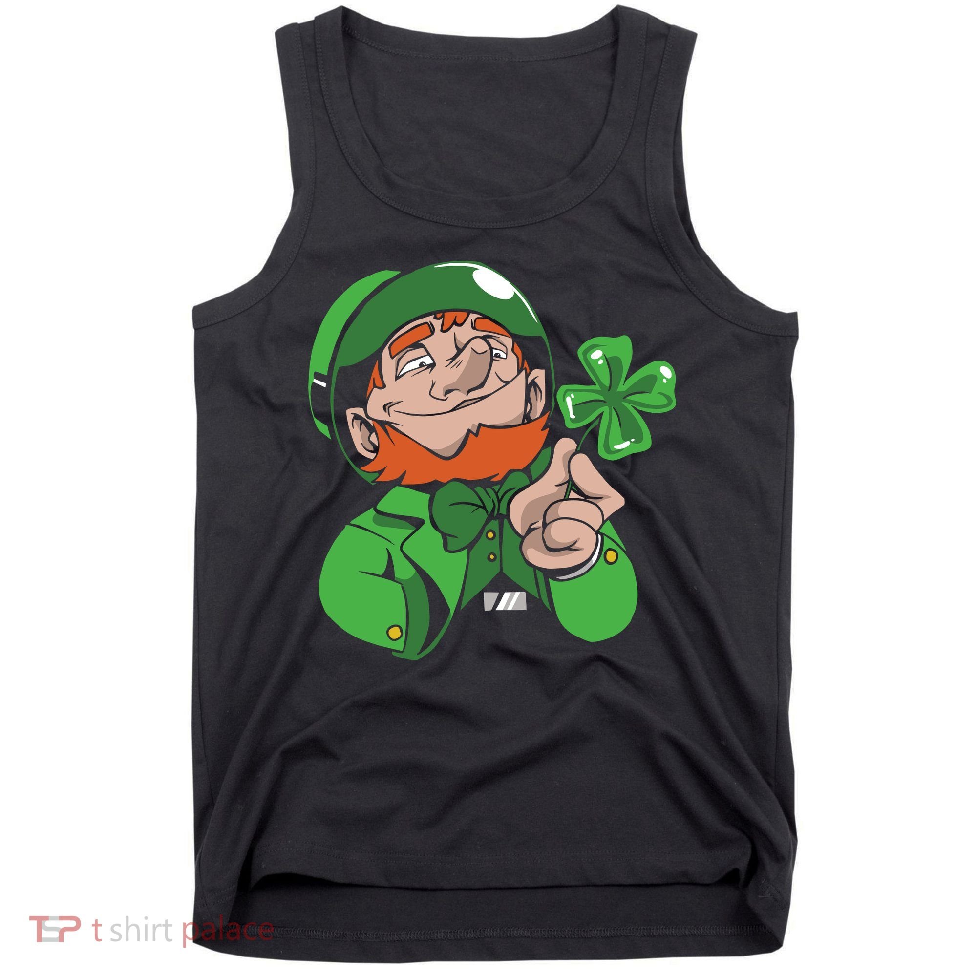 Leprechaun Four Leaf Tank Top