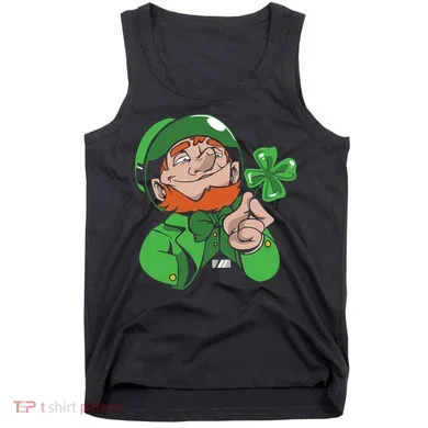 Leprechaun Four Leaf Tank Top