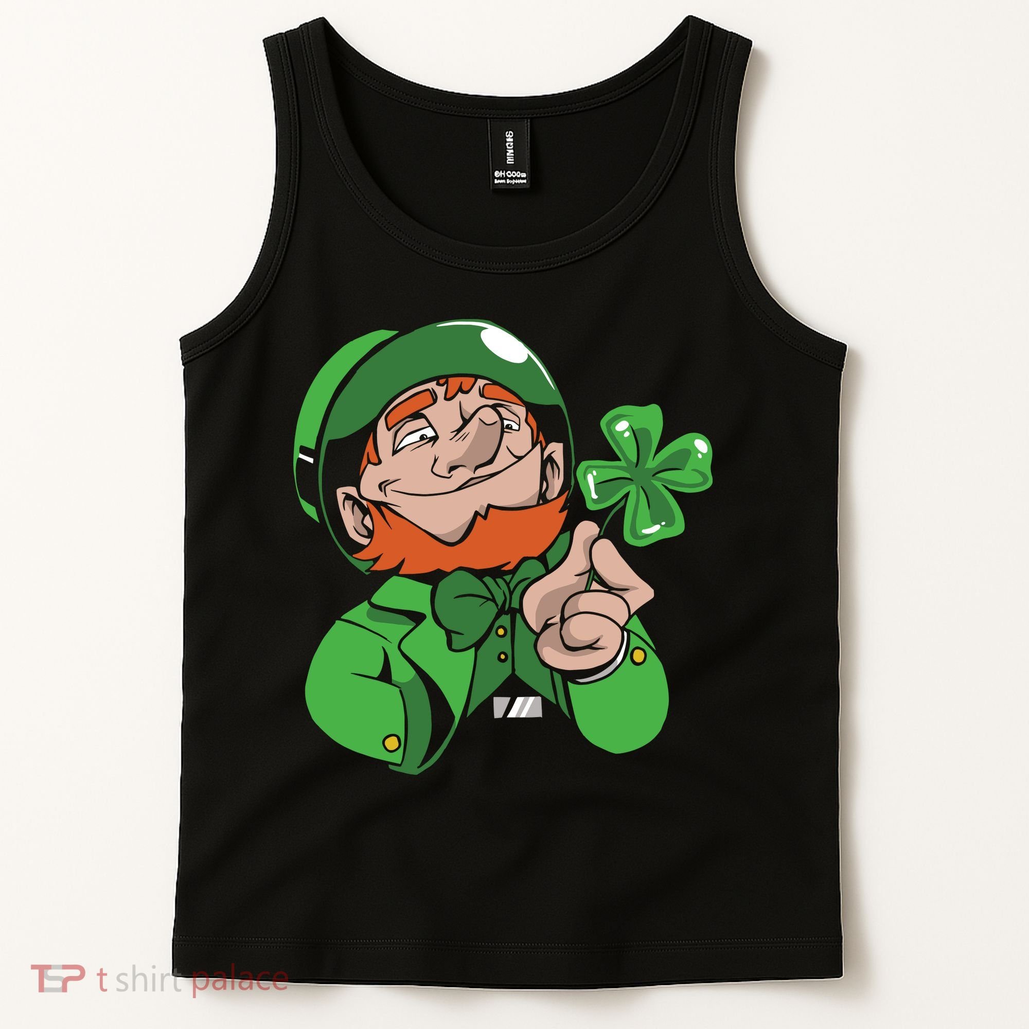 Leprechaun Four Leaf Tank Top