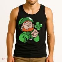 Leprechaun Four Leaf Tank Top thumb 3